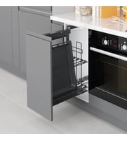 Tezgah Altı Yandan Gizli Blum Tandem Raylı Tepsilik Antrasit S2894-S2895