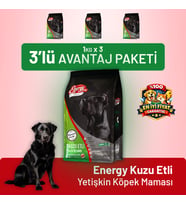Kuzu Etli Yetişkin Köpek Maması - 3 Adet