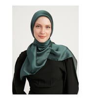 Şaless Tesettür Kadın Janjan-janjanlı Krinkıl Abiye Eşarp-inci Beyazı- 100x100cm (Çağla)