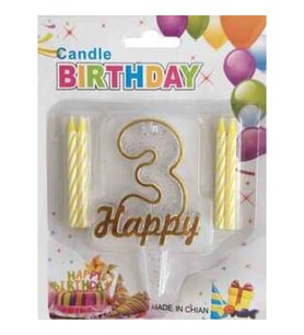 MUM 3 YAŞ HAPPY YAZILI ALTIN PK:1-1-