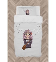MEKTA HOME BEBEK VE ÇOCUK ODASI Çantalı Kız Desenli Nevresim Takımı