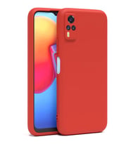 Y53S Kılıf Nano Içi Kadife Silikon - Kırmızı
