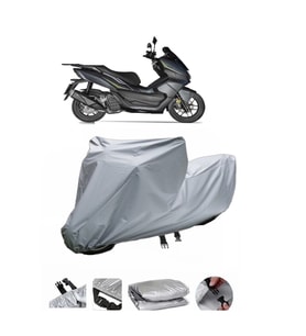 Yuki Vampire 125  Gri Motosiklet Brandası ARKA ÇANTA UYUMLU DEĞİLDİR
