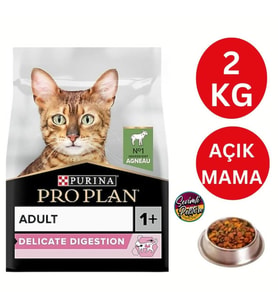 Pro Plan Delicate Kuzu Etli Açık Yetişkin Kuru Kedi Maması 2 Kg