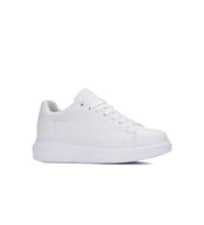Moda Ayakkabı  Bst-150 Deri Comfortable Erkek Sneaker Ayakkabı (Beyaz)