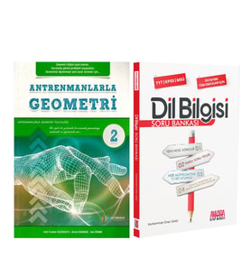 Antrenmanlarla Geometri 2 ve AKM Dil Bilgisi Soru Bankası Seti 2 Kitap