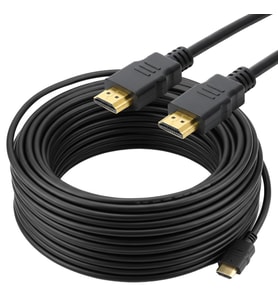 PowerMaster PM-18944 25 Metre Pasif Yüksek Hızlı Düz HDMI Görüntü Kablosu Altın Kaplama Uçlu