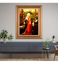 Altın Paspartulu Çerçeveli Tablo CV1680 (Gold)
