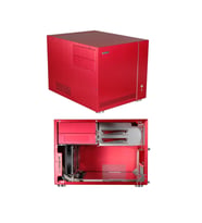 Lian li pc-v351 Kırmızı M.ATX Alüminyum Kasa El Yapımı İkinci El - Güç (Watt): Yok Marka: Lian Li (209 - Açık Ton)