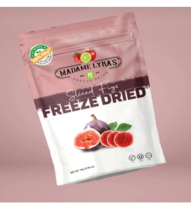 MADAME LYRAS Freeze Dried 4 Adet Dilim İncir Paketi (16gr)