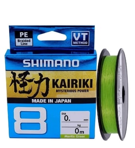 İp Misine Shimano Kairiki Mantis Green (Yeşil) 0,28mm 300mt 8kat