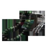 Anyolit Doğal Taş Tesbih 33lük - 8mm (Çok Renkli)