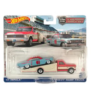 Hot Wheels Premium HKF40 Team Transport '61 Impala / '72 Chevy Ramp Truck (#54)
