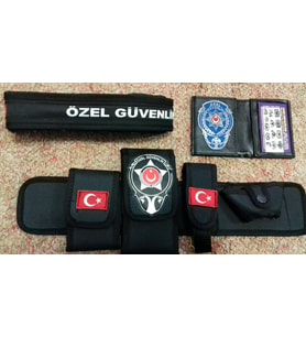 ÖZEL GÜVENLİK TESİSAT BEL KILIFI(+)ÖZEL GÜVENLİK ROZETLİ CÜZDANI(+)ÖZEL GÜVENLİK PALASKASI (3-AD) URUN,SATINAL,SIVILE SATILMAZ.