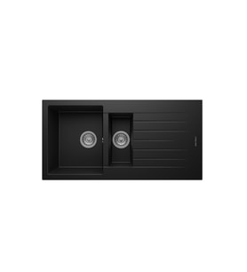 Solido Opal Um-100 Granit Eviye Metallic Black