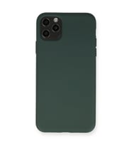 İphone 11 Kılıf Nano İçi Kadife - Koyu Yeşil