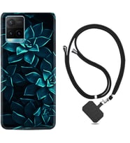 Vivo Y11S Y21S Y20 Y20S Y70 Kılıf Boyun Askılı Silikon Mistik Çiçekler 1650