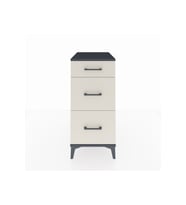Kronos Komodin 3 Çekmeceli 44x59x96 Antrasit-Aytaşı