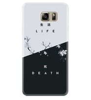 Samsung S7 Edge S20 Fe Plus Ultra S21 S22 Kılıf Desenli Silikon Life and Death 1339