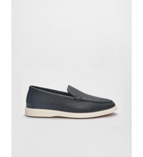 Hakiki Deri Lacivert Erkek Loafer