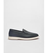 Hakiki Deri Lacivert Erkek Loafer