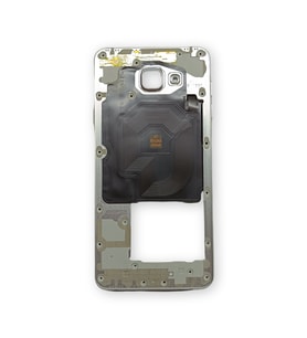 Samsung A710 Kasa Samsung Galaxy A7 2016 Gri Renk Orta Kasa Çıtalı on off Ses tuş bordu buzzer hoparlör Kamera Lens