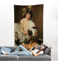 Caravaggio - Bacchus Duvar Örtüsü-8074