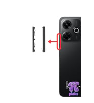 Xiaomi Redmi 13x Yan Ses Tuşu Plastik Düğme 24049RN28L Uyumlu
