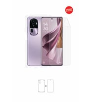 Oppo Reno 10 Pro Plus 360 Derece Full Body Kaplama Ön-Arka-Yan Tam Yüzey Kaplayan Film