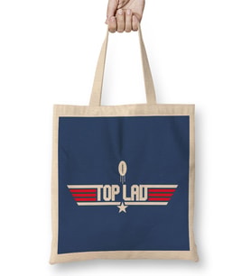 Top Gun Top Lad Rugby Ball Logo Bez Çanta Uzun Saplı