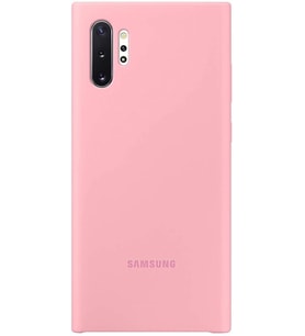 Galaxy Note 10 Plus ile Uyumlu Kılıf Silicone Cover Pembe EF-PN975TPEGWW