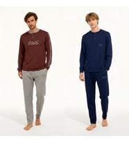 Erkek Pamuklu 2 Adet 2'li Pijama Takımı BB2232