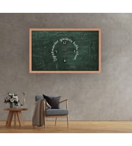 Öğretmenler Gününe Özel Matematik Temalı MDF Duvar Saat
