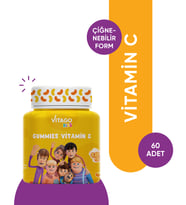 Vitago Kids Gummies C Vitamini 60 Adet Çiğnenebilir Jel