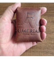 Sumerian Minimalist Deri Kartlık Tarçın (Anahtarlık Hediye)