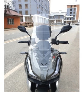 MOTOCAM Kral Arneb 150 Ön Cam 2023-2026 Model 75cm Şeffaf Renkli 4mm UZUN