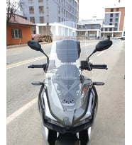 MOTOCAM Kral Arneb 150 Ön Cam 2023-2026 Model 75cm Şeffaf Renkli 4mm UZUN