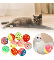 4'lü Çıngıraklı Top Kedi Oyuncağı