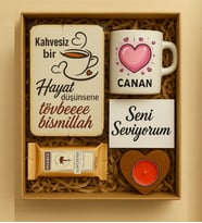 Kahvesi Bir Hayat Asla Hediye Kutusu
