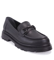 Dagoster DZA07-90834 Siyah Günlük Loafer  Kadın Ayakkabı