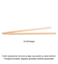 Vic Firth P10PR 10 Çift Baget Paketi  Toplu Paket - Ekonomik - Stüdyolar İçin