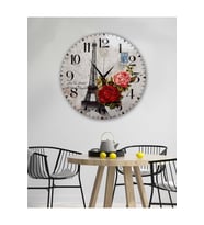 bilge Retro Tasarımlı Duvar Saati 35 x 35 CM (Karışık)