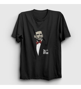 Presmono Unisex Siyah Godfather Michael Scott The Office T-Shirt 345581tt