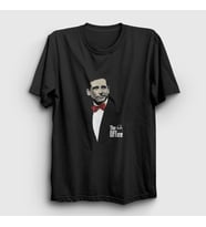 Presmono Unisex Siyah Godfather Michael Scott The Office T-Shirt 345581tt