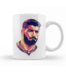 Luis Suarez Kupa Bardak Porselen