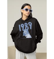 Tasarım 1989 Taylor Swift Baskılı Unisex Oversize Hoodie