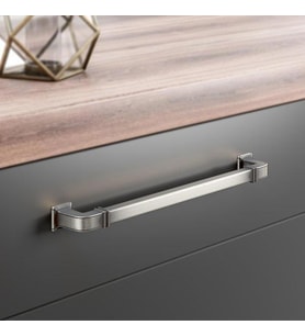 Antik Gümüş Mobilya Kulpu 160 mm. Mano