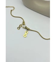 Çelik Gold Sonsuzluk Bileklik - 25-blk166