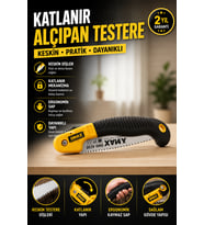 Ergonomik Saplı Katlanabilir Budama Testeresi