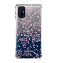 Samsung Galaxy M31s  Köşe Korumalı Antişok Kapak Nostalji Desen Tasarımlı Şeffaf  Kılıf